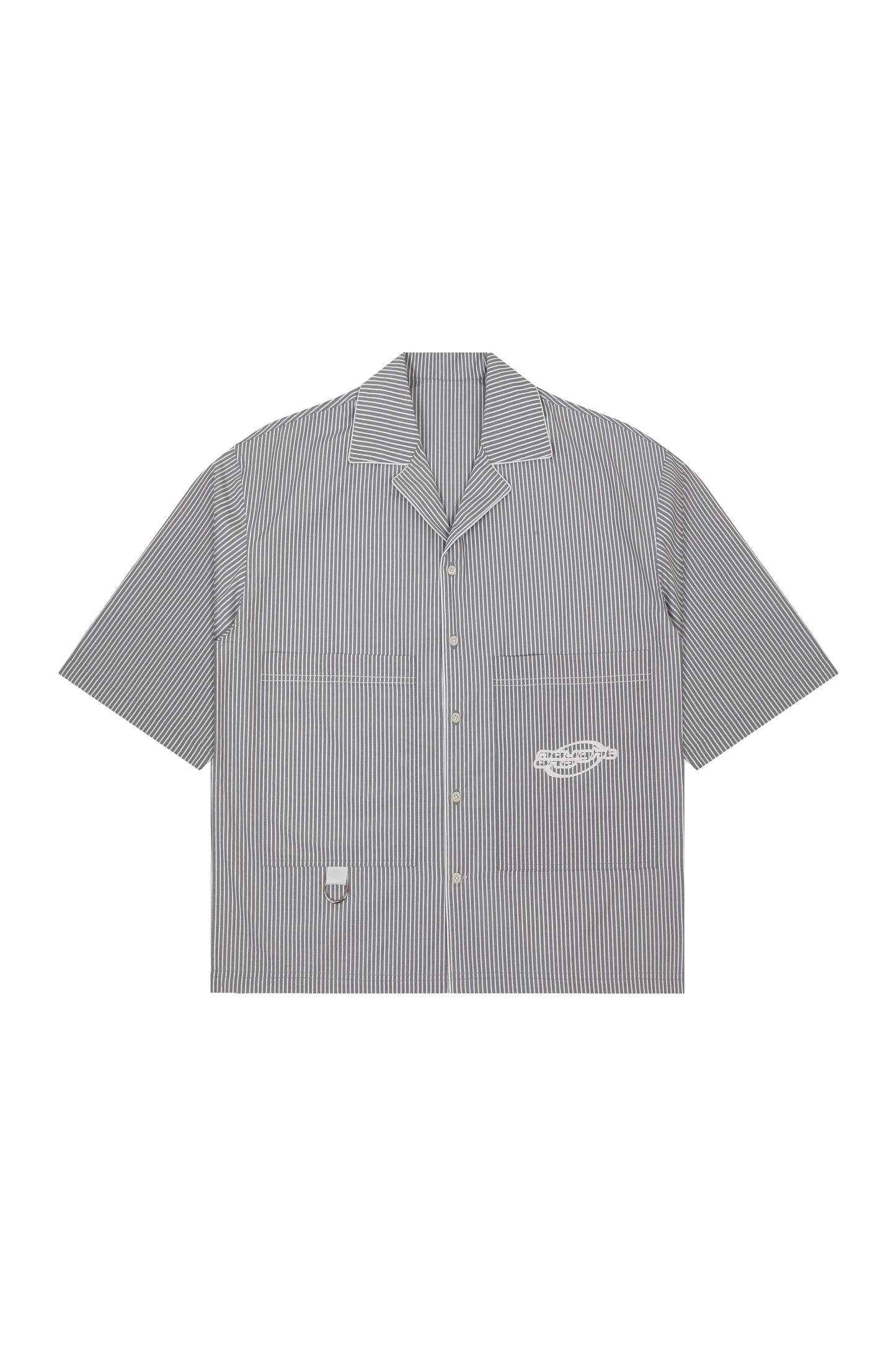 Cuban Collar Shirt Grey