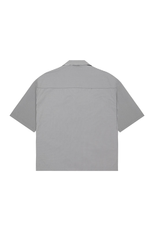 Cuban Collar Shirt Grey